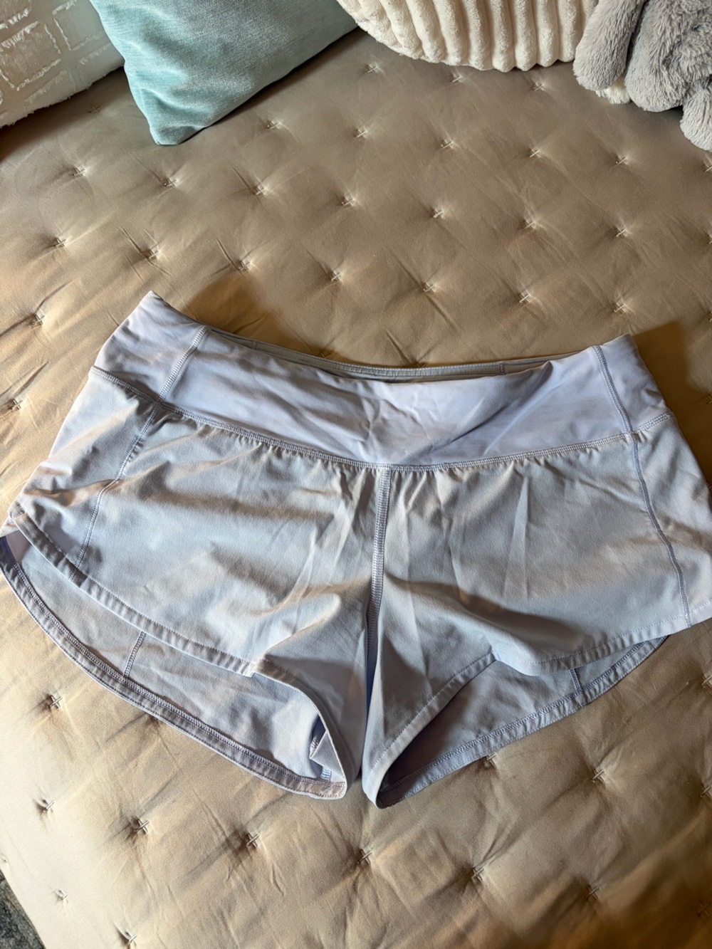 Lululemon Light Blue Speed Up Shorts